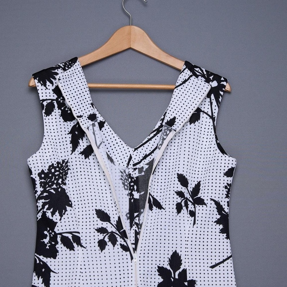 vintage 1970s floral polka dot jumpsuit wide leg romper 70s - Picture 5 of 7